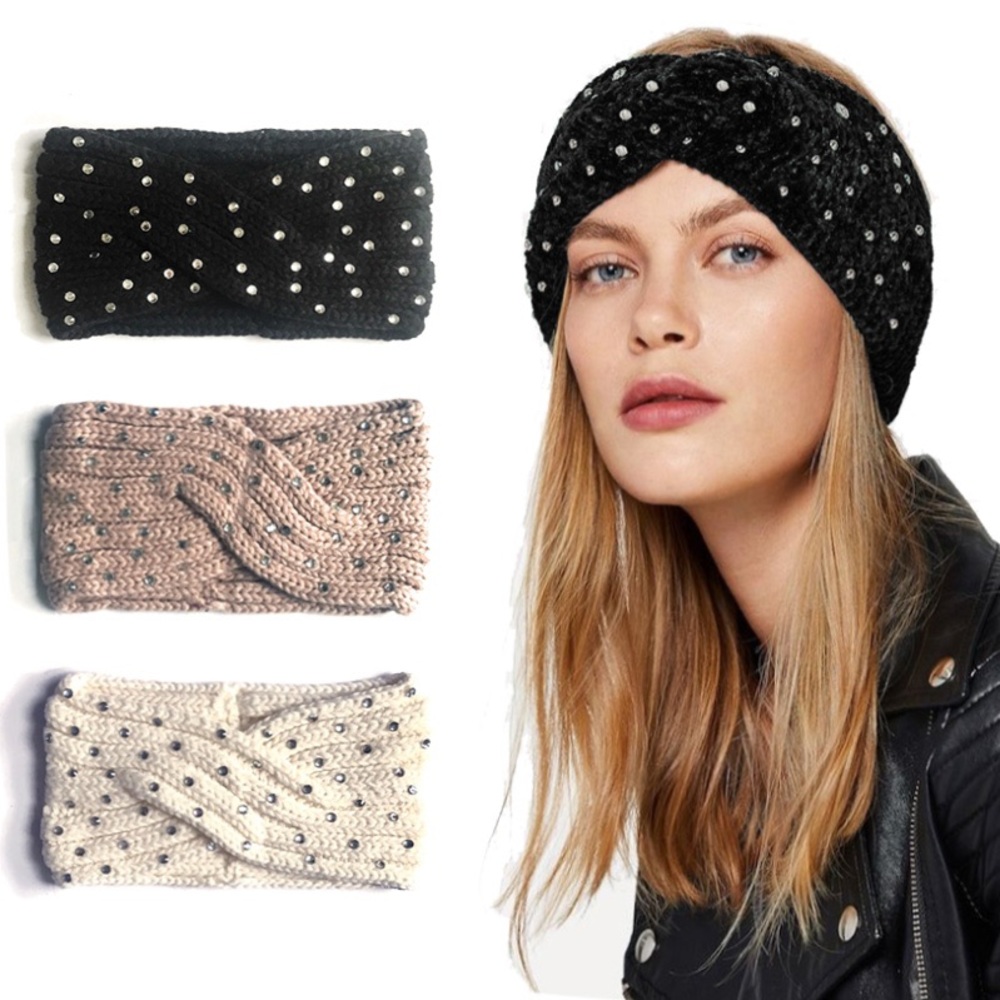 Winter Headband with Stones NWT